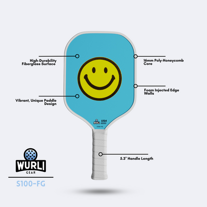 Blue Smiley Paddle